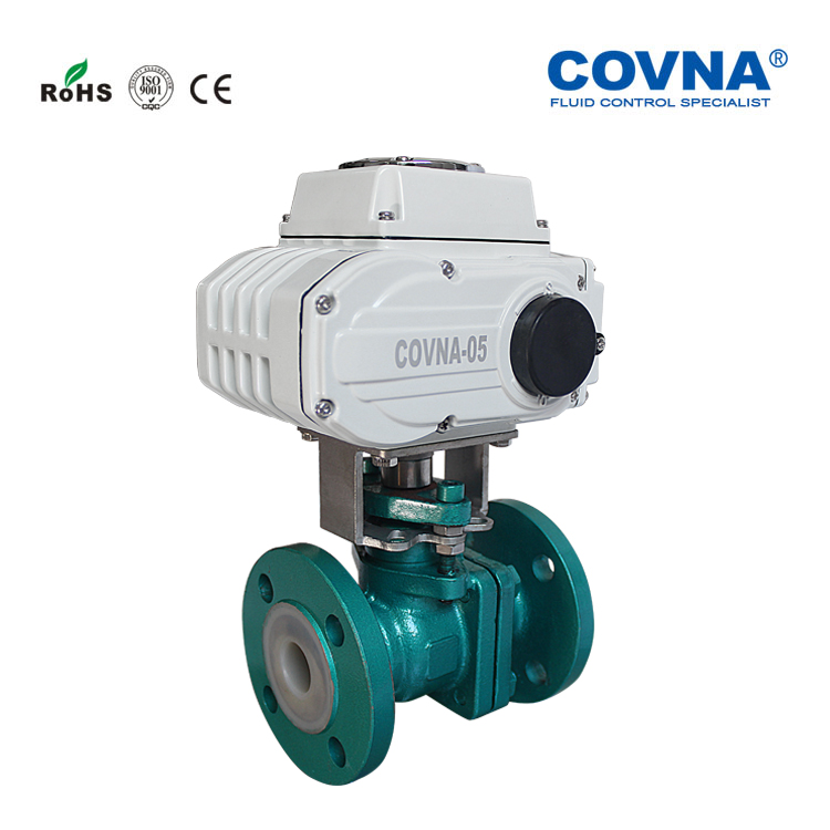 電動襯氟球閥 電動襯氟球閥