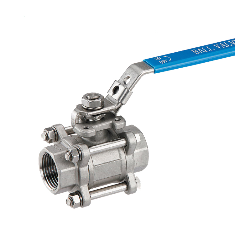 CB-13-3PS不銹鋼手動(dòng)三片式內(nèi)螺紋二通球閥