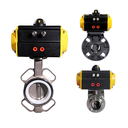 氣動(dòng)蝶閥（連接方式、材質(zhì)、調(diào)節(jié)型、防爆可選）