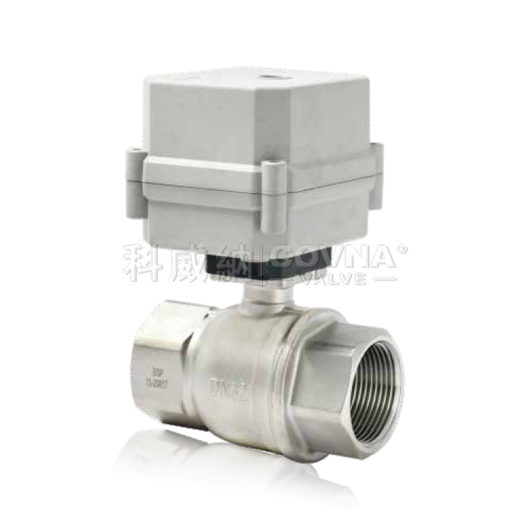 不銹鋼二片式螺紋微型電動(dòng)球閥_A100-T32-S2-C