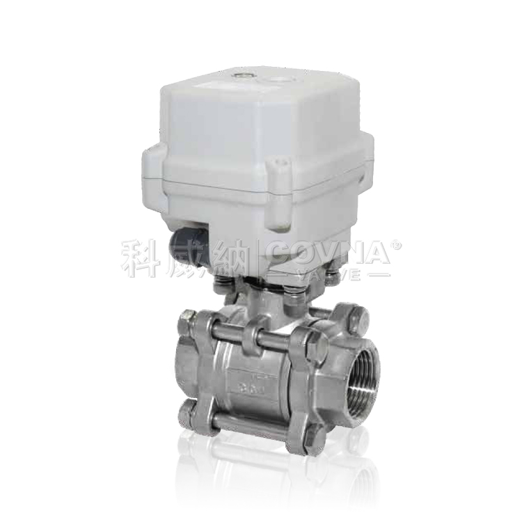 A150-T系列快裝卡箍三片式微型電動球閥_A150-T32-S23-B