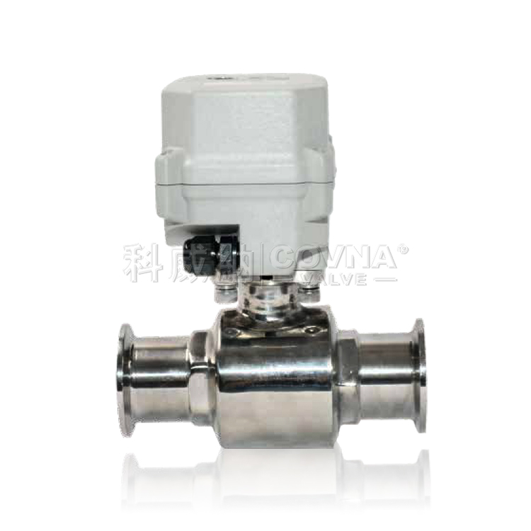 衛(wèi)生級(jí)微型電動(dòng)快裝卡箍球閥_A150-T系列
