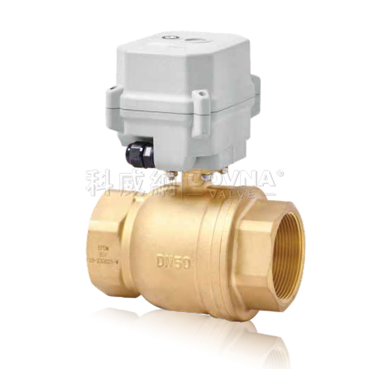 二片式兩通螺紋黃銅微型電動(dòng)球閥_A150-T50-B2-B