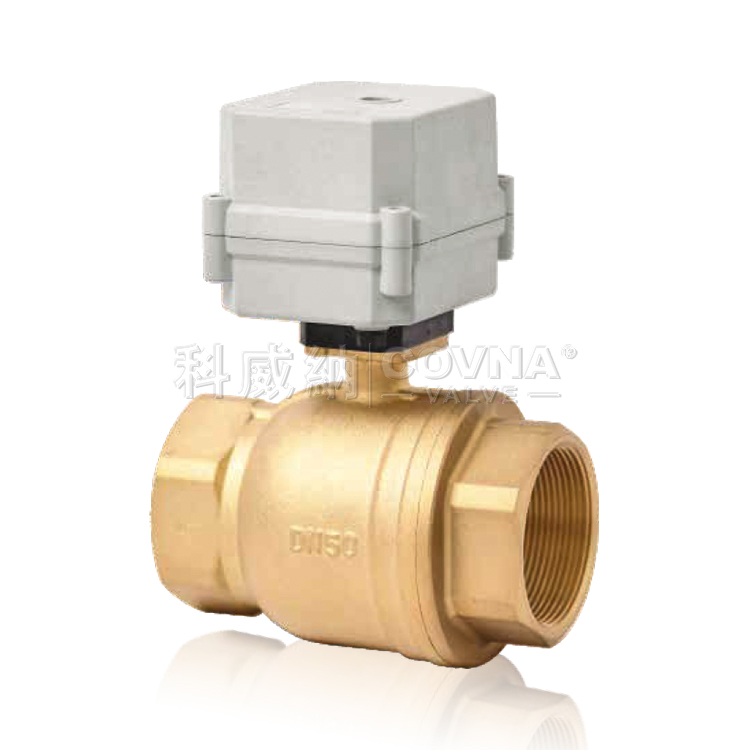 微型電動黃銅螺紋球閥_A100-T系列_A100-T50-B2-C