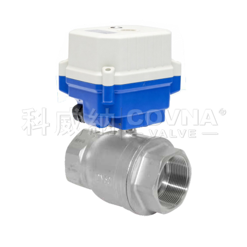 微型電動不銹鋼螺紋球閥_A150-T系列_A150-T50-S2-B